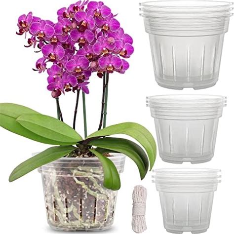 orchid pots near me|REMIAWY Orchid Pot, 9 Pack Orchid Pots with Holes, 3 Each of 4.8, 5.7.